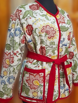 Куртка из рогожки "Царевна"