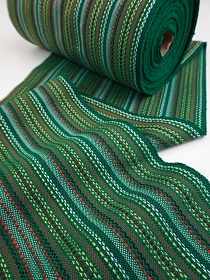 Этническое полотно цв.зеленый, 250мм, п/э-100%