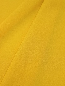 Штапель цв.Желто-горчичный СОРТ2, ш.1.45м, вискоза-100%, 110гр/м.кв