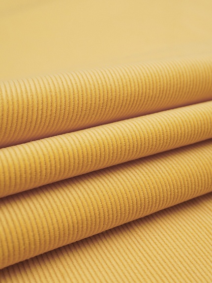 Микровельвет цв.Медово-желтый, ш.1.45м, хлопок-100%, 200гр/м.кв