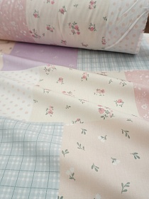 Сатин "Лоскутный коллаж", ш.2.35м, хлопок-100%, 110гр/м.кв