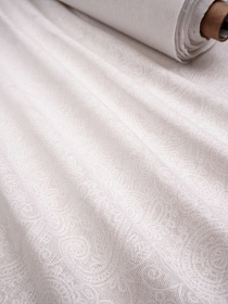 Мерный лоскут (ткань в отрезах) Бязь "Морозные узоры", ГОСТ, ш.1.5м, хлопок-100%, 142гр/м.кв