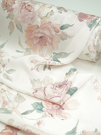 Штапель Премиум Цифр.печать "Нежная весна", ш.1.5м, вискоза-100%, 110гр/м.кв