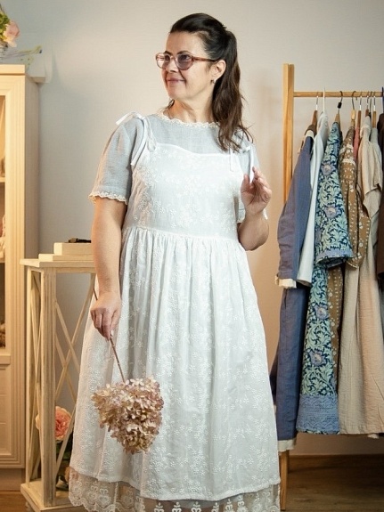 Сарафан из шитья "Морозная вышивка"