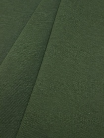 Кулирка цв.Темно-зеленый хаки, СОРТ2, ш.2,0м (1.00м*2, чулок), Карде, хл-100%,140гр/м.кв