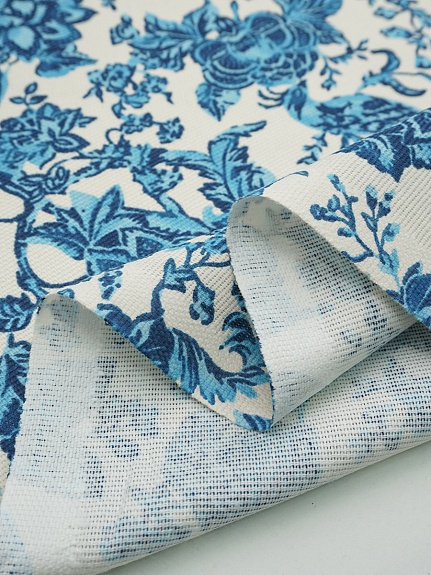 Рогожка "Цветочная Венеция", ш.1.5м, хлопок-100%, 180гр/м.кв