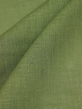 Лен сорочечный цв.Св.болотно-зеленый, ш.1.5м, лен-100%, 125гр/м.кв