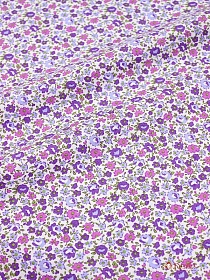 Импорт. хлопок "Летняя романтика" цв.сиреневый, ш.1.45м, хлопок-100%, 100гр/м.кв