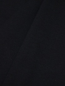 Трикотаж Кулирная гладь цв.Черный угольный, ш.1.96м(0.98м*2, чулок), Карде, хлопок-100%, 145гр/м.кв