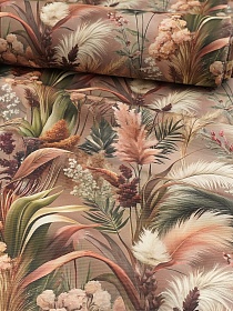 Ткань Дак Цифр.печать "Вернисаж трав ", ш.1.8м, хлопок-65%, п/э-35%, 220гр/м.кв