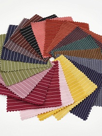 Комплект образцов "Пестрядь полоска" №1