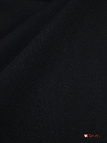 Брак(уценка) Сатин цв.Черный, ш.2.2м, хлопок-100%, 135гр/м.кв