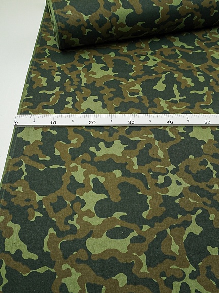 Саржа "Камуфляж", ВИД 2, ш.1.5м, хлопок-100%, 250гр/м.кв