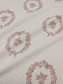 Полулен "Мисс Полли" цв.суровый, ш.1.5м, лен-30%, хлопок-70%, 147гр/м.кв