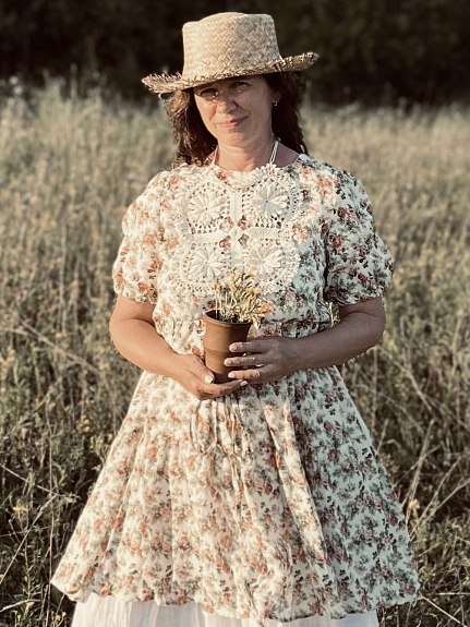 Льняное платье "Розанна"