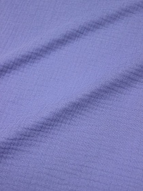 Муслин двухслойный с эффектом жатости цв.Светлая голубика, ш.1.4м, хлопок-100%, 110гр/м.кв