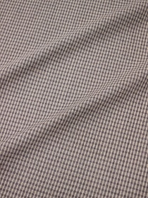 Пестрядь "Мелкая кофейная клетка на бежевом", ВИД2, ш.1.45м, хлопок-95%, п/э-5%,110гр/м.кв