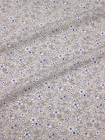 Штапель "Малика" цв.светло-бежевый, СОРТ2, ш.1.42м, вискоза-100%, 90гр/м.кв