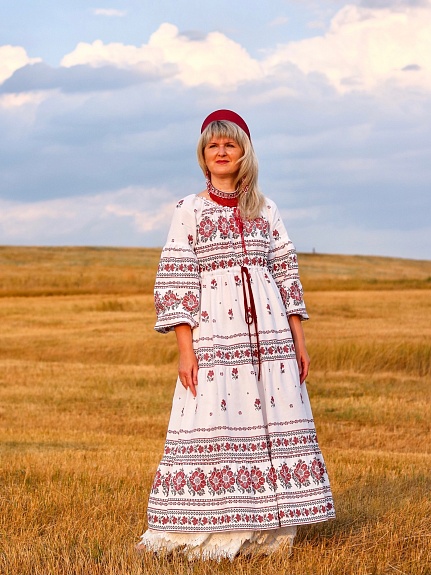 Народные костюмы из рогожки
