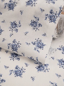 Перкаль "Клара" цв.синий, ш.1.5м, хлопок-100%, 100гр/м.кв