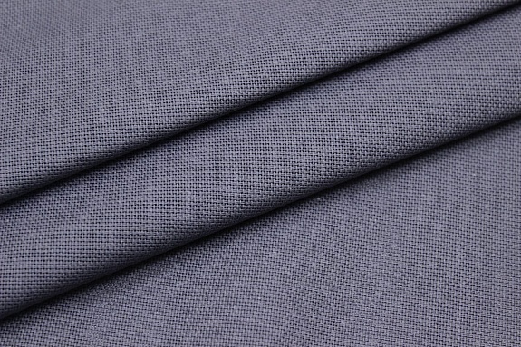 Мерный лоскут(ткань в отрезах) - Рогожка цв.Серый, СОРТ2, ш.1.5м, хлопок-100%, 160гр/м.кв