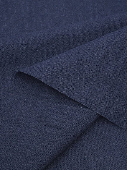 Крапива Рами (Ramie) цв.Темно-синий флер, ш.1.4м, крапива-100%, 230гр/м.кв