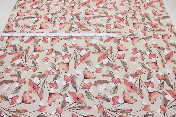 Полулен "Донна" (на суровом), ш.1.5м, лен-30%, хлопок-70%, 140гр/м.кв