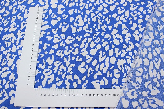 Штапель "Саванна" цв.васильково-голубой, ш.1.45м, вискоза-100%, 90гр/м.кв