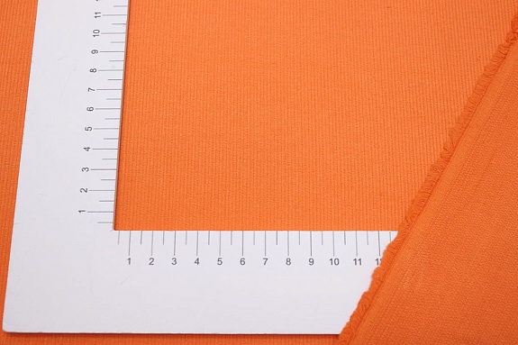 Микровельвет цв.Пастельно-оранжевый, ш.1.44м, хлопок-100%, 180гр/м.кв