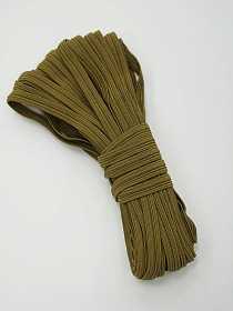 Резинка бельевая цв.Оливковый хаки, ш.7мм, 10м