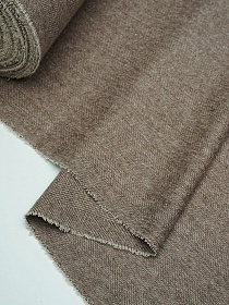 Шерсть костюмная Твид "Елочка" цв.бежево-коричневый, ш.1.5м, шерсть-50%, п/э-50%, 280гр/м.кв