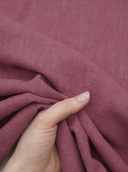 Крапива Рами (Ramie) цв.Лилово-бордовый флер, ш.1.4м, крапива-100%, 240гр/м.кв