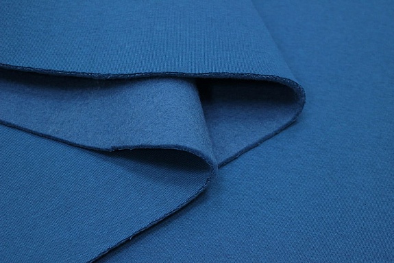 Футер 3-х нит. начес цв.Насыщенный петроль, ш.1.8м, Пенье, хлопок-65% п/э-35%, 350гр/м.кв