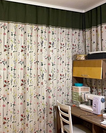 Шторы из полульна "Душистый луг"