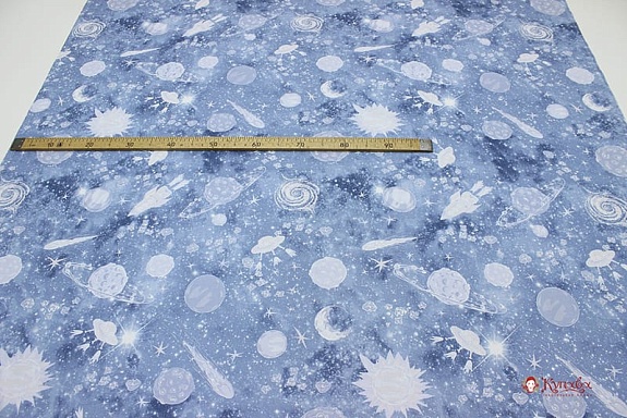 Перкаль "Туманность Андромеды", ш.1.5м, хлопок-100%, 105гр/м.кв