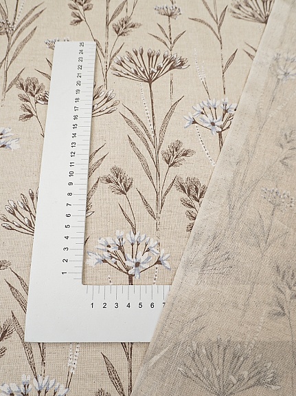 Полулен "Летний шепот" (на суровом), ш.1.5м, лен-30%, хлопок -70%, 140гр/м.кв