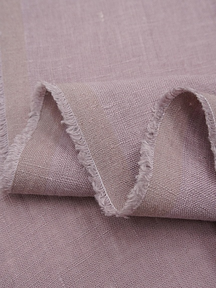 Лен постельный с эффектом мятости цв.Розово-сиреневый флер, ш.2.45м, лен-100%, 165гр/м.кв