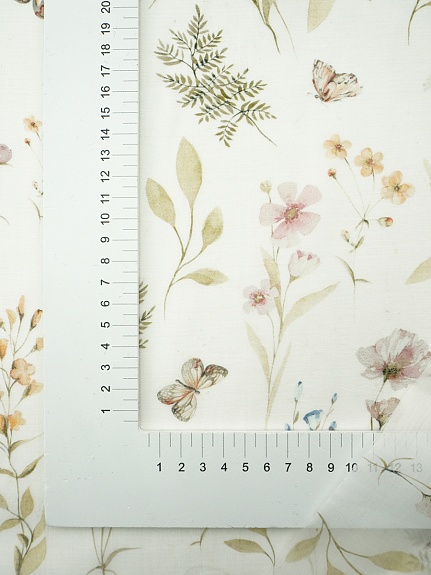 Вискозный шифон (Digital) "Ласковый взор", СОРТ2,  ш.1.5м, вискоза-75%, нейлон-25%, 50гр/м.кв