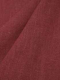 Мерный лоскут (ткань в отрезах) Крапива Рами (Ramie)-диагональ, цв.Бордовый с терракотовым оттенком, ш.1.35м, крапива-100%