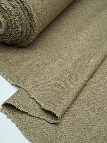 Шерсть пальтово-костюмная Твид цв.Оливково-бежевый, ш.1.55м, шерсть-50%, п/э-50%, 380гр/м.кв