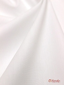 Образец Перкаль Премиум цв.Белый (оптически отбеленный), ш.1.52м, хлопок-100%, 115гр/м.кв 