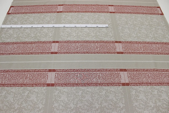 Ткань пестротканая жаккард (крой) "Восточная долина", ш.1.6м, хлопок-100%, 220гр/м.кв, раппорт 76см