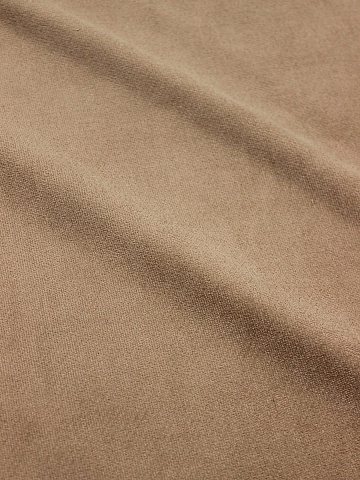 Мерный лоскут ( ткань в отрезах) Бархат цв.Молочный шоколад, ш.1.48м, хлопок-90%, лайкра-5%, п/э-5%, 280гр/м.кв