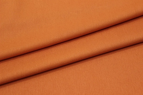 Плательная вискоза цв.Св.оранжево-терракотовый, ш.1.45м, вискоза-100%, 200гр/м.кв