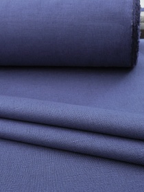 Полулен костюмный с умягчением цв.Сине-фиолетовый, ш.1.5м, лен-54%, хл-46%, 170гр/м.кв