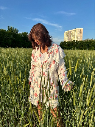 Женственное платье из штапеля "Аяна"