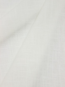 Мерный лоскут Конопля с хлопком-диагональ цв.Белый, ш.1.4м, конопля-80%, хлопок