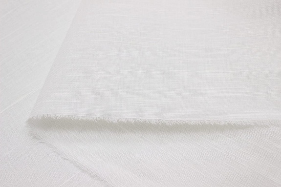 Полулен цв.Белый, ш.1.5м, лен-56%, хлопок-44%, 210гр/м.кв