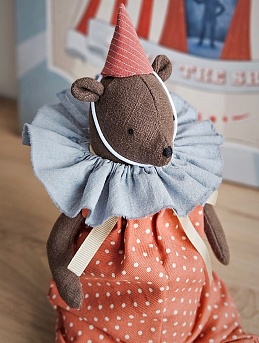 Игрушка медведь из натуральных тканей