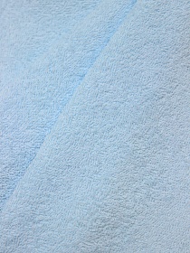 Махровая ткань цв.Бледно-голубой, ш.1.5м, хлопок-100%, 350гр/м.кв